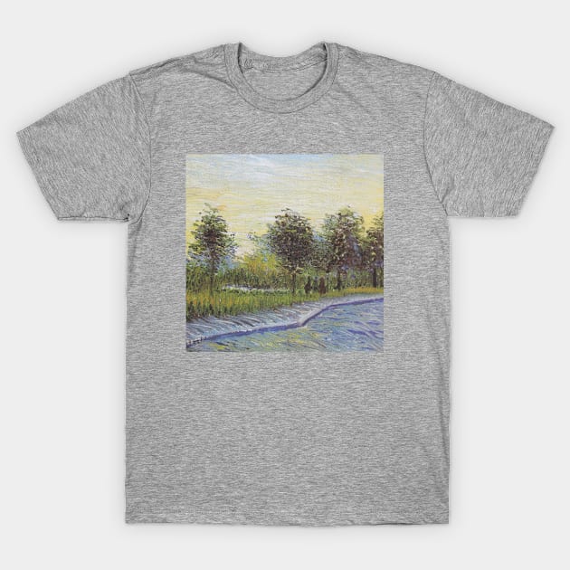 Vincent Van Gogh- Lane in Voyer d'Argenson Park at Asnieres T-Shirt by SybaDesign